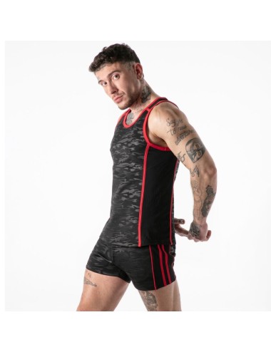 LOCKER GEAR - FULL MILITARY ACCESS TANKTOP RED S