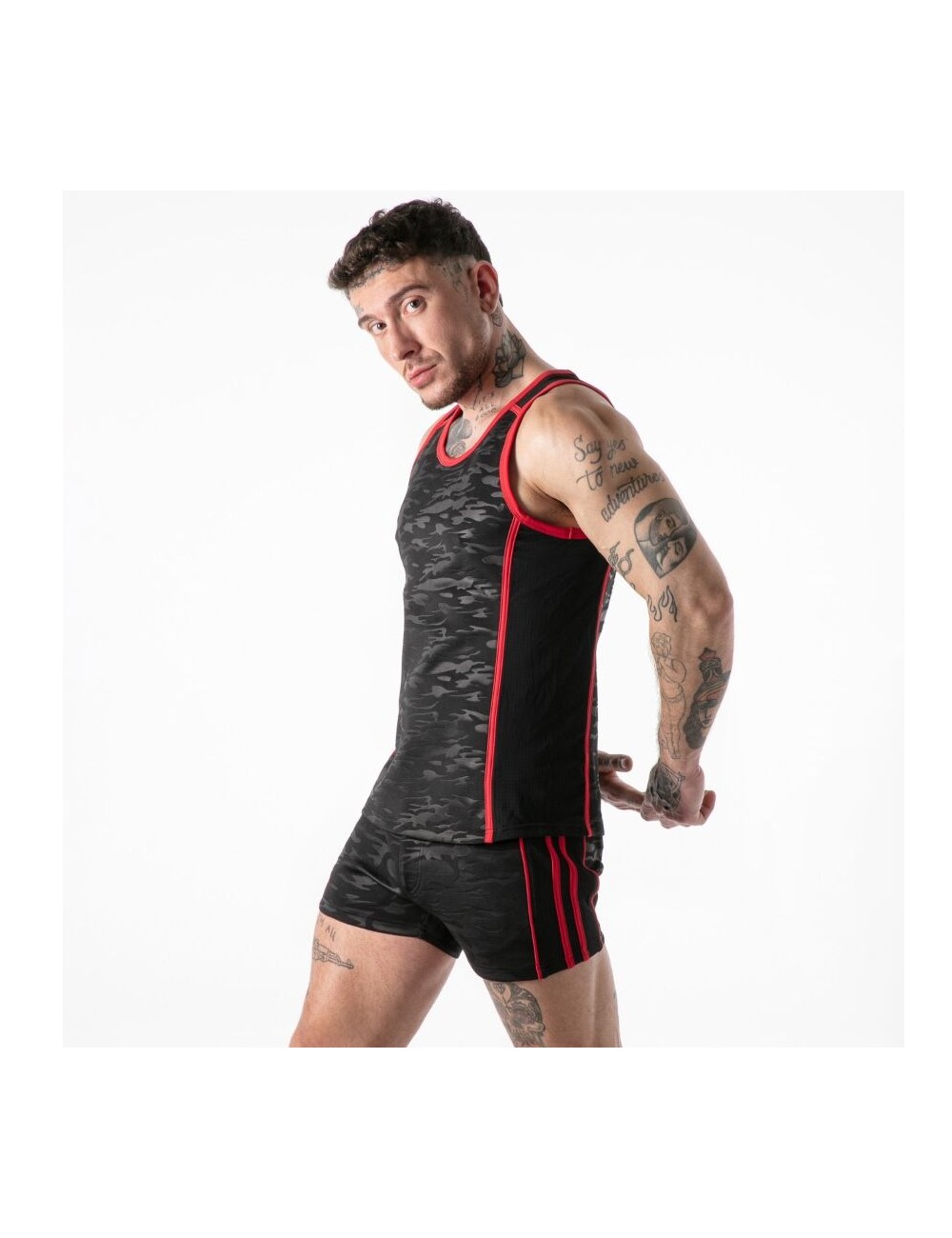 LOCKER GEAR - FULL MILITARY ACCESS TANKTOP RED M
