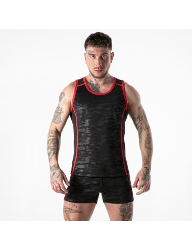 LOCKER GEAR - FULL MILITARY ACCESS TANKTOP RED M