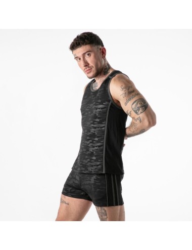 LOCKER GEAR - FULL MILITARY ACCESS TANKTOP BLACK  S