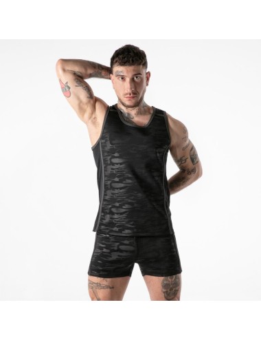 LOCKER GEAR - FULL MILITARY ACCESS TANKTOP BLACK  S