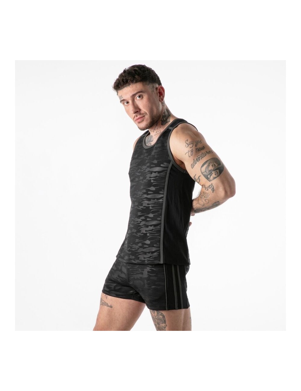 LOCKER GEAR - FULL MILITARY ACCESS TANKTOP BLACK XL