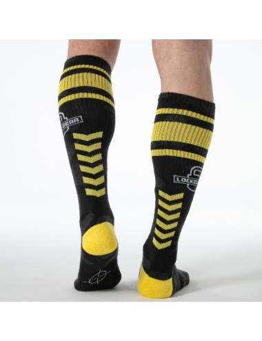 LOCKER GEAR - FULL MILITARY KNEE HIGH SOCKS YELLOW ONE SIZE