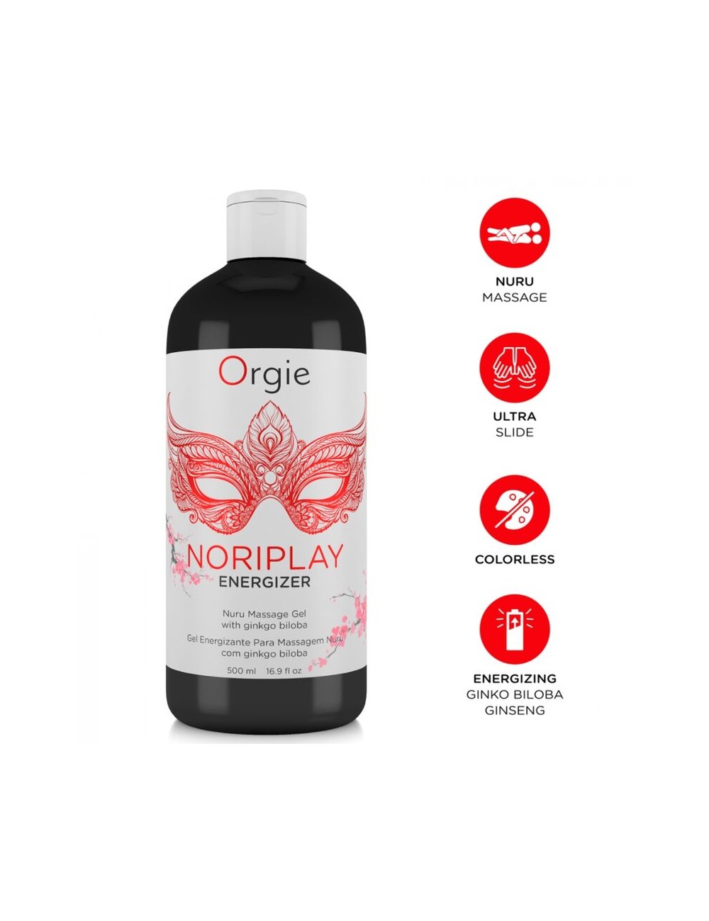 ORGIE - NORIPLAY ENERGIZER BODY TO BODY NURU MASSAGE GEL 500 ML