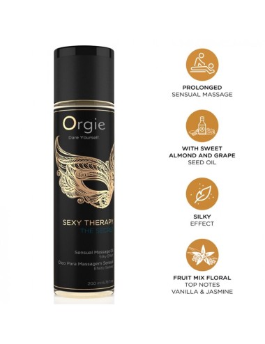 ORGIE - SEXY THERAPY THE SECRET SENSUAL MASSAGE OIL 200 ML