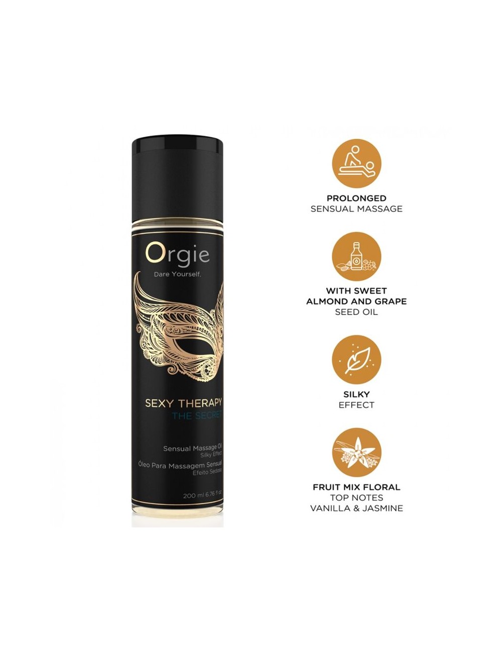 ORGIE - SEXY THERAPY THE SECRET SENSUAL MASSAGE OIL 200 ML