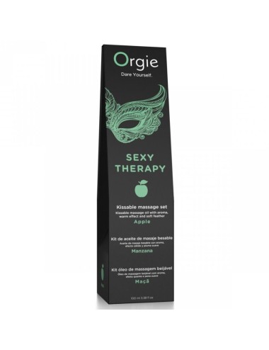 ORGIE - LIPS MASSAGE APPLE KISSABLE MASSAGE SET 100 ML