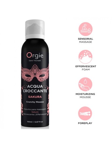ORGIE - ACQUA CROCCANTE SAKURA CRUNCHY MASSAGE MOUSSE 150 ML