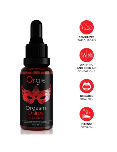 ORGIE - ORGASM DROPS KISSABLE CLITORAL AROUSAL 30 ML