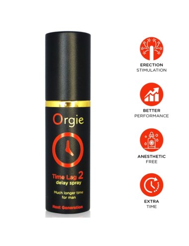 ORGIE - TIME LAG 2 DELAY SPRAY ANESTHETIC FREE 10 ML
