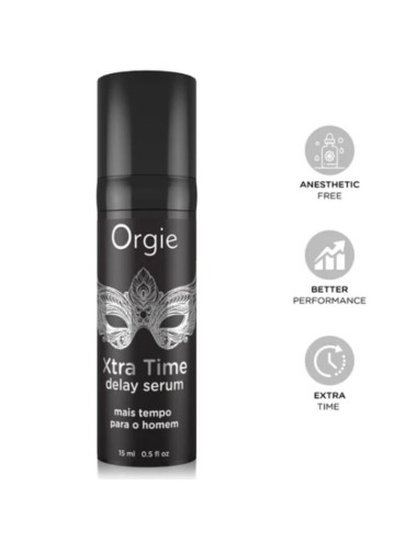 ORGIE - XTRA TIME SILICONE DELAY SERUM ANESTHETIC FREE 15 ML