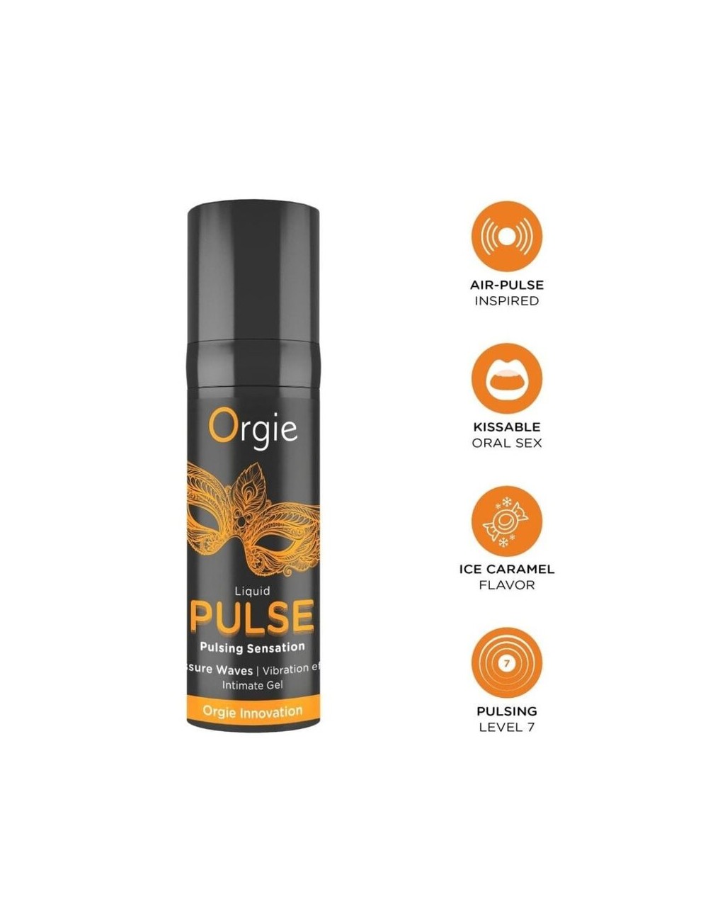ORGIE - PULSE KISSABLE PULSING SENSATION INTIMATE GEL 15 ML