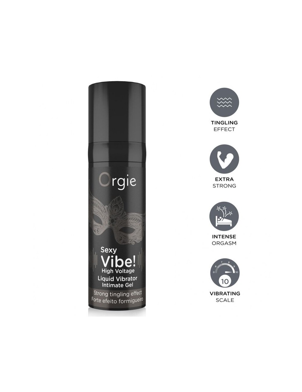 ORGIE - SEXY VIBE! HIGH VOLTAGE EXTRA STRONG LIQUID VIBRATOR 15 ML