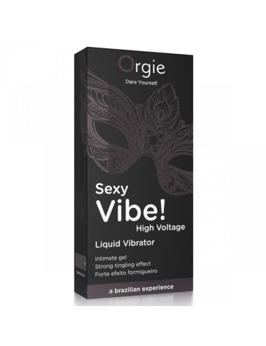 ORGIE - SEXY VIBE! HIGH VOLTAGE EXTRA STRONG LIQUID VIBRATOR 15 ML