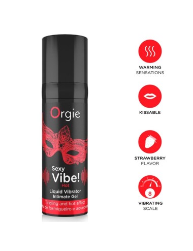 ORGIE - SEXY VIBE! HOT WARMING LIQUID VIBRATOR 15 ML