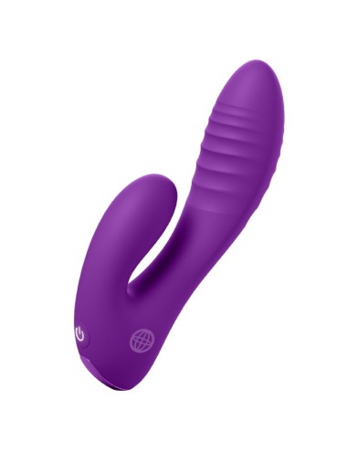 FANTASY FOR HER - SECRET LOVER DOUBLE-SPOT VIBRATOR GY CLITORIS RECHARGEABLE PURPLE