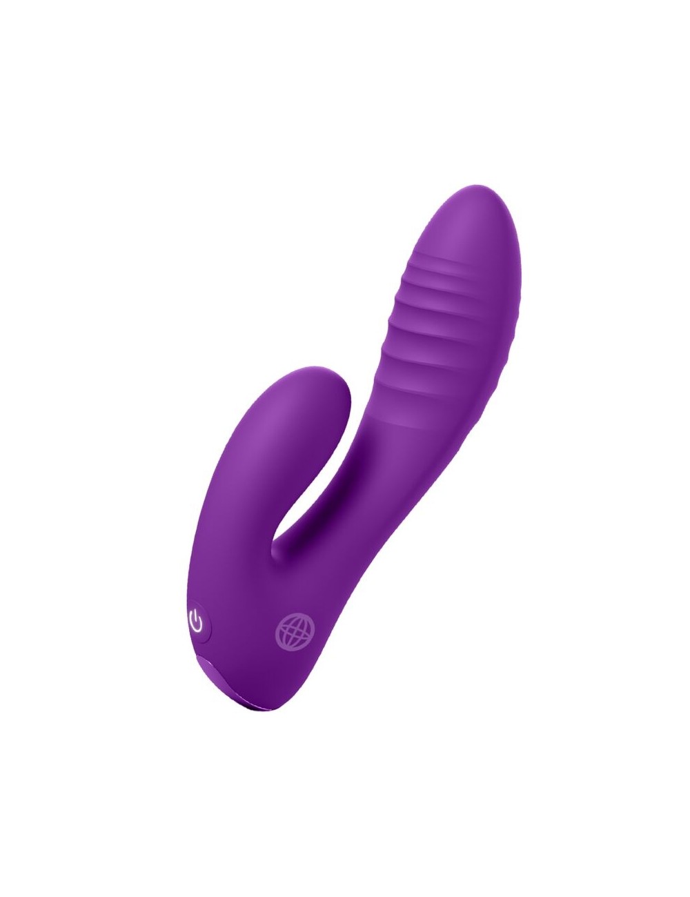 FANTASY FOR HER - SECRET LOVER DOUBLE-SPOT VIBRATOR GY CLITORIS RECHARGEABLE PURPLE