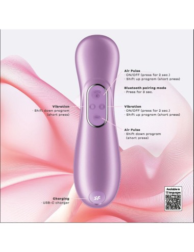 SATISFYER - PRO 2 GENERATION 4 CLITORAL STIMULATOR AMETHYST