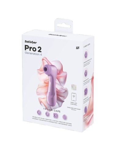 SATISFYER - PRO 2 GENERATION 4 CLITORAL STIMULATOR AMETHYST