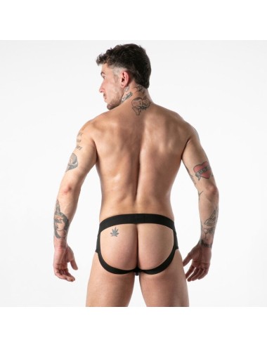 LOCKER GEAR - FULL MILITARY ACCESS JOCK BRIEF BLACK S