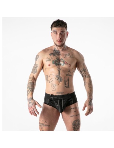 LOCKER GEAR - FULL MILITARY ACCESS JOCK BRIEF BLACK L