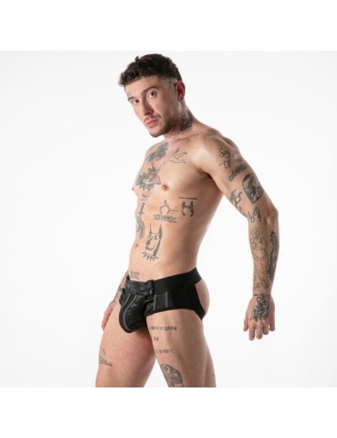 LOCKER GEAR - FULL MILITARY ACCESS JOCK BRIEF BLACK XL
