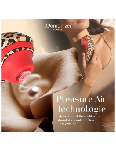 WOMANIZER - LIBERTY 2 SUCTION CLITORAL STIMULATOR 8 INTENSITY LEVELS LEOPARD PRINT