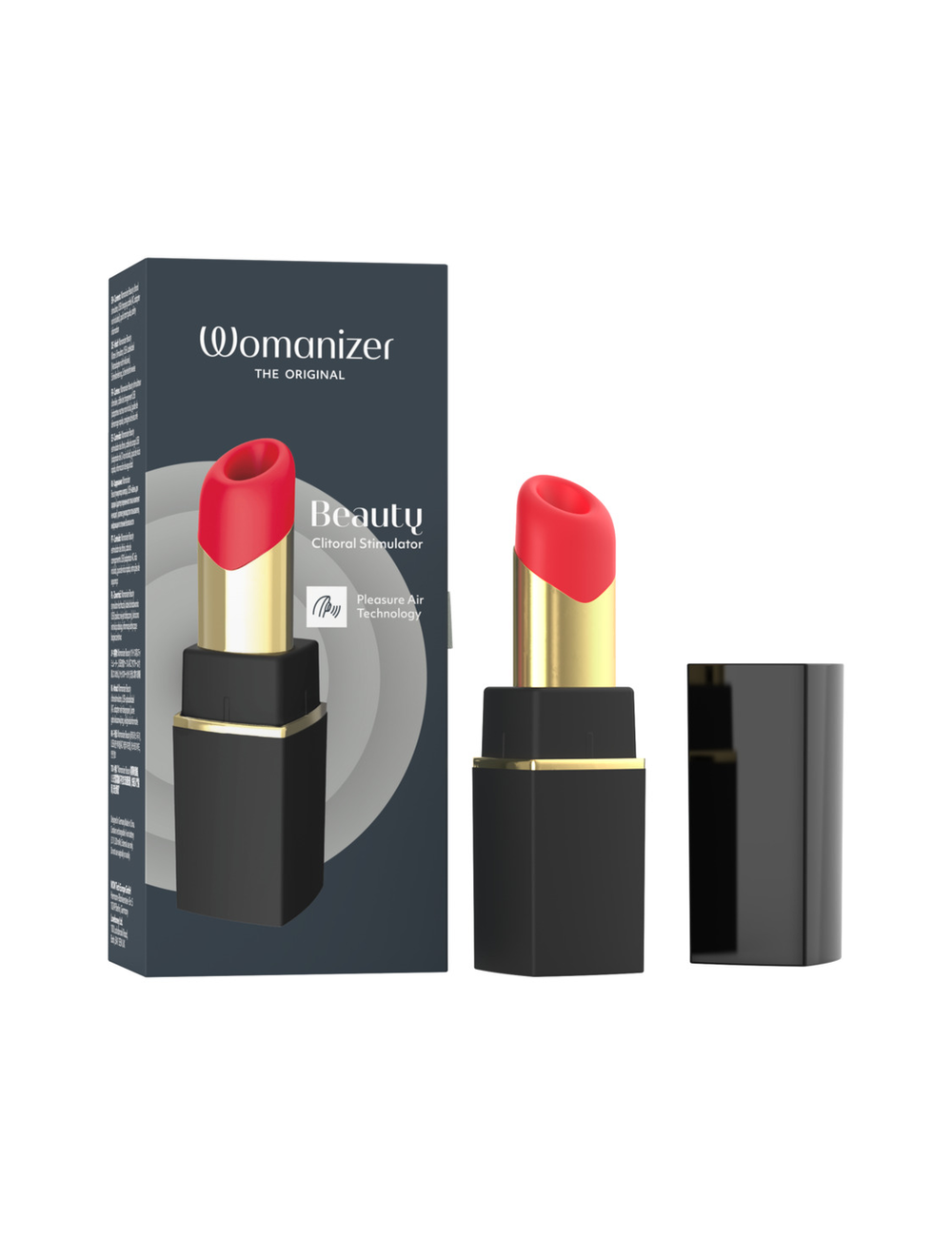 WOMANIZER - BEAUTY SUCTION CLITORAL STIMULATOR 6 INTENSITY LEVELS BLACK AND GOLD