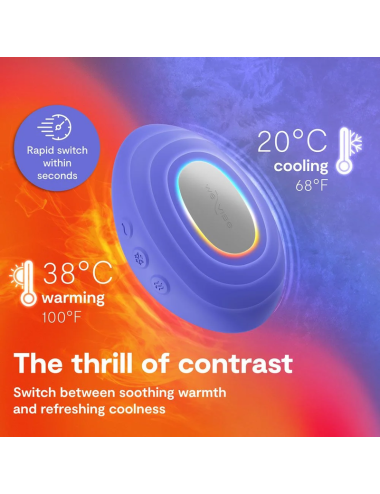 WE-VIBE - TEMP HEATING AND COOLING VIBRATOR LAVENDER BLUE