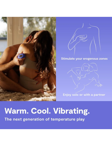 WE-VIBE - TEMP HEATING AND COOLING VIBRATOR LAVENDER BLUE