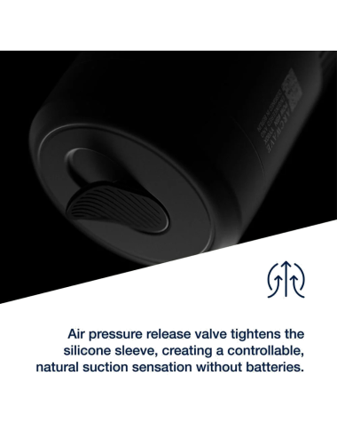 ARCWAVE - POW MANUAL STROKER WITH SUCTION CONTROL BLACK