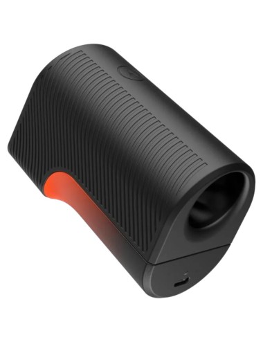 ARCWAVE - AIR STRETCHY MALE STROKER WITH AIR PULSES AND 6 INTENSITY LEVELS BLACK