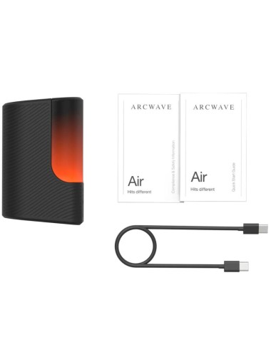 ARCWAVE - AIR STRETCHY MALE STROKER WITH AIR PULSES AND 6 INTENSITY LEVELS BLACK