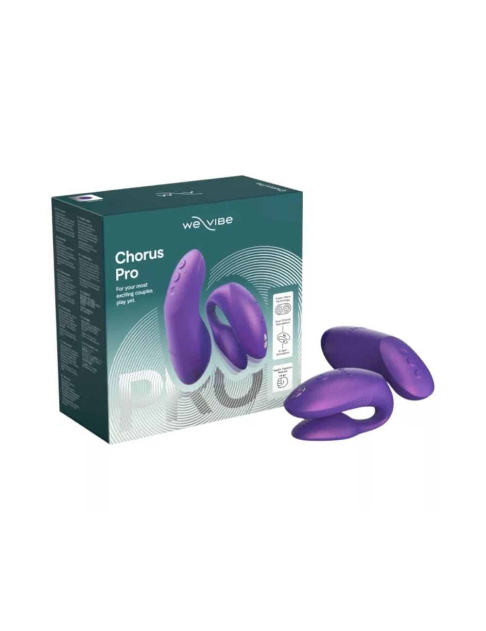 WE-VIBE - CHORUS PRO PREMIUM COUPLES VIBRATOR COSMIC PURPLE