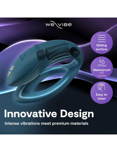 WE-VIBE - SYNC 2 ADJUSTABLE COUPLES VIBRATOR VELVET GREEN