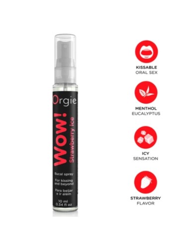 ORGIE - WOW! STRAWBERRY ICE BUCCAL SPRAY 10 ML